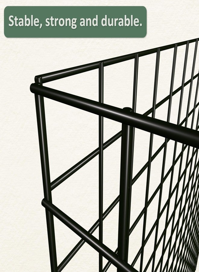 Warmfarm 24 Pics DIY Metal Plant Protectors from Deer, Garden Fencing Animal Barrier Size 11.8 * 11.8 inches, Mesh Plant Cage Chicken Wire Cloche for Plants with Stakes and Nylon Cables (24 Pcs) - Image 5