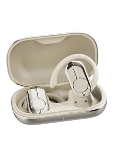 Open Ear Headphones with Connector + Gaming Mode + Beige