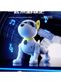 Generic Intelligent Machine Dog Electric Programming Walking Toy Robot Children Remote Control Boy Electronic Children's Toys-Color:Remote Control Upgrade  Smart Dog - Sunset Yellow-Specifications: Exquisite Gift Box  - Image 4