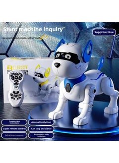 Generic Intelligent Machine Dog Electric Programming Walking Toy Robot Children Remote Control Boy Electronic Children's Toys-Color:Remote Control Upgrade  Smart Dog - Sunset Yellow-Specifications: Exquisite Gift Box  - Image 3