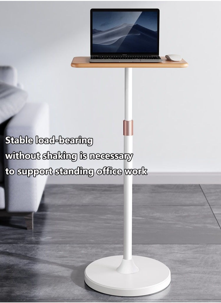 Arabest Elevate Your Workstation, Adjustable Laptop Stand for Desktop and Floor with Movable Coffee Table for Office and Home  - Image 4