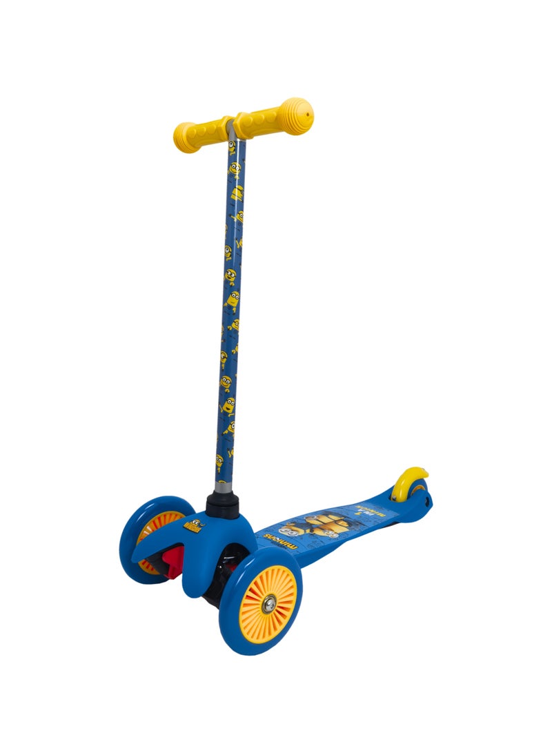 Minions 3-Wheel Scooter – Kids Kick Scooter – Stable & Safe Design – Easy Steering Outdoor Ride for Children - Image 1