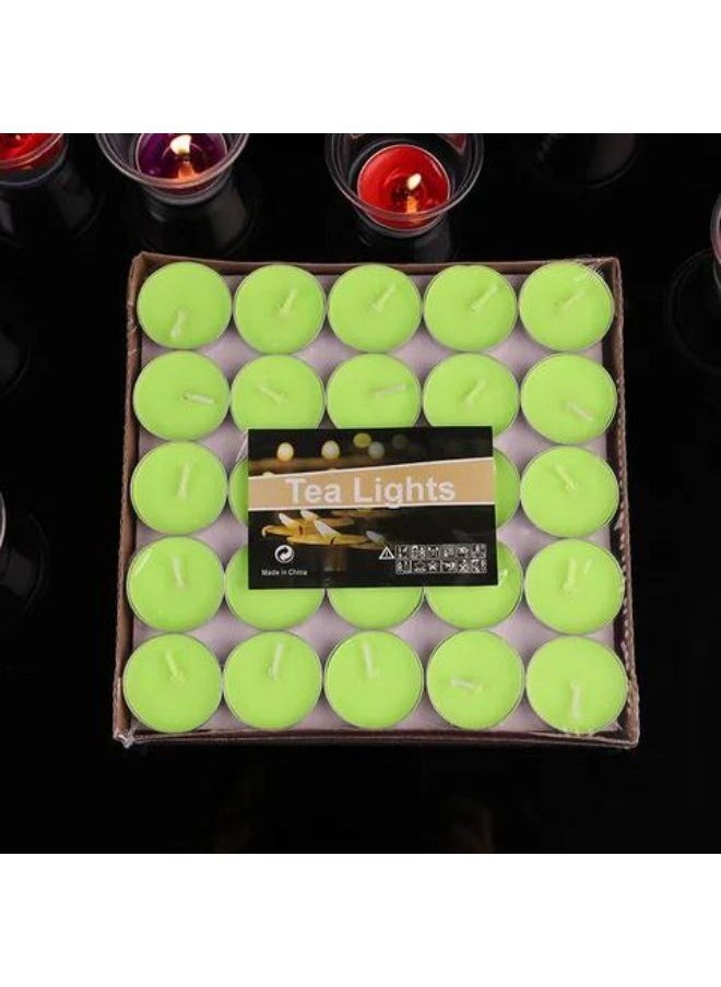 Generic - A unique experience: Round candles in a distinct color, a set of 50 pieces - Image 1