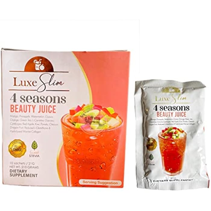 Luxe Slim 4 SEASONS Beauty Juice, 21g x 10 Sachets, 10 Count (Pack of 1) - Image 1
