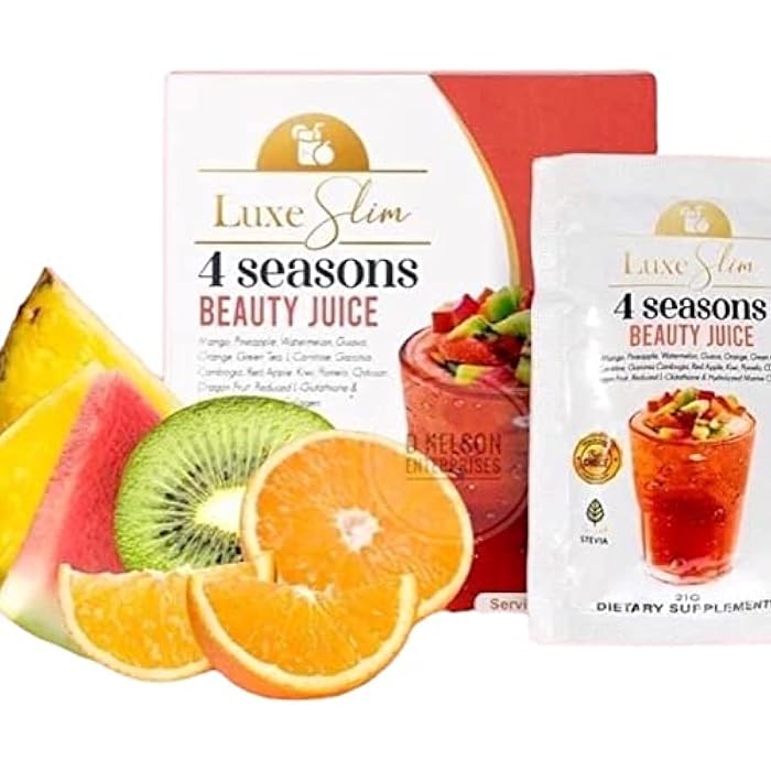 Luxe Slim 4 SEASONS Beauty Juice, 21g x 10 Sachets, 10 Count (Pack of 1) - Image 3