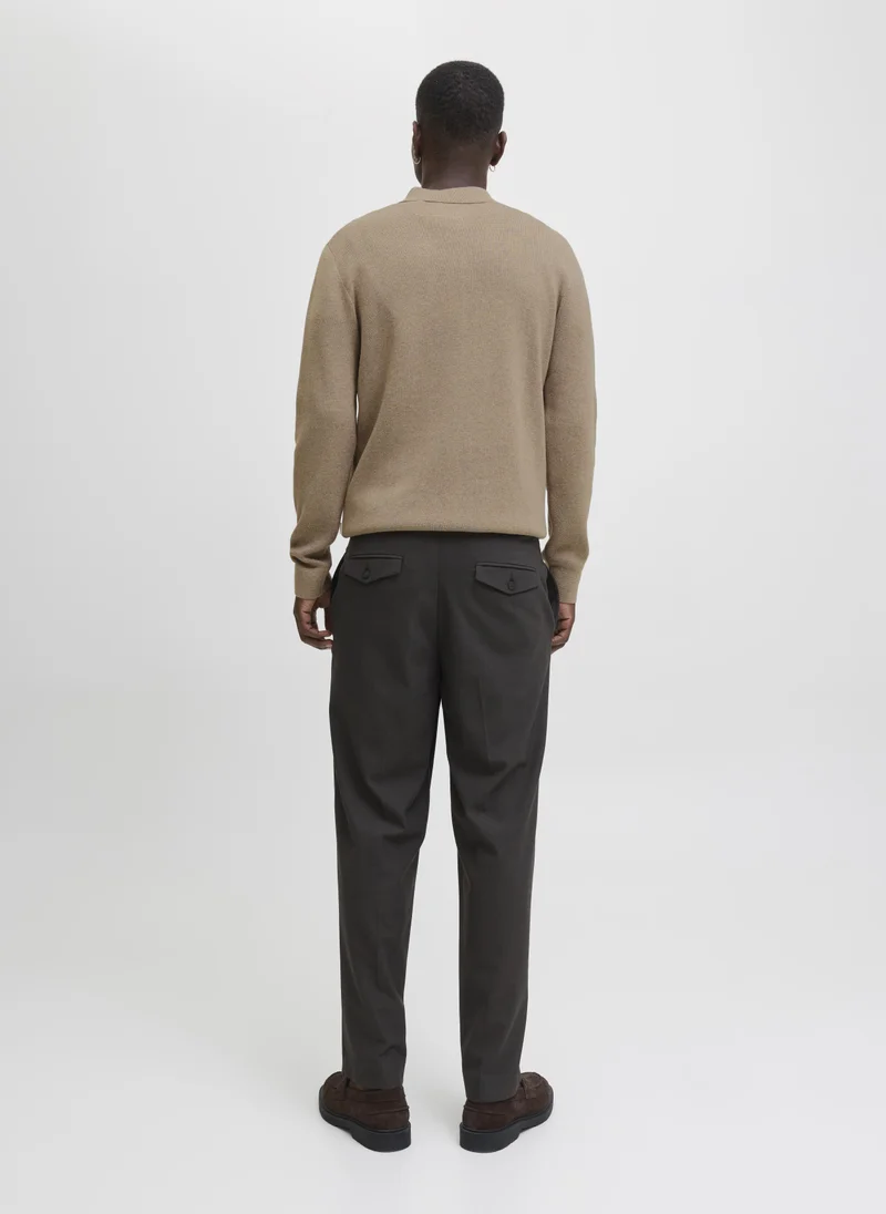 JACK & JONES Knitted Half Zip Up Sweater