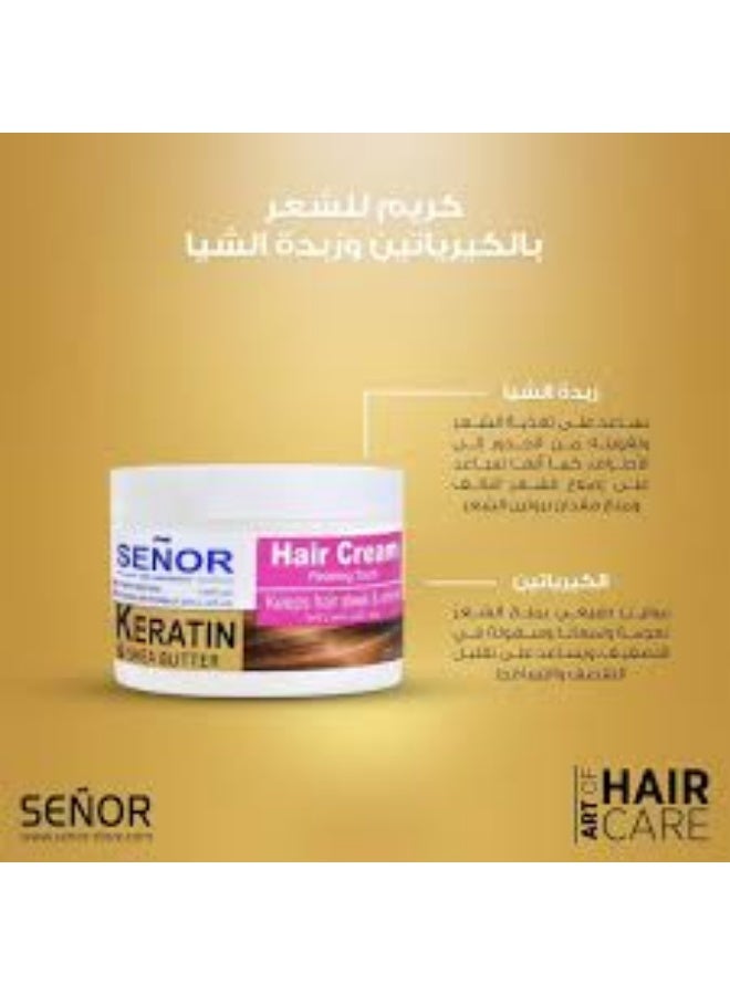Senor Hair Cream with Keratin and Shea Butter 225ml - Image 2
