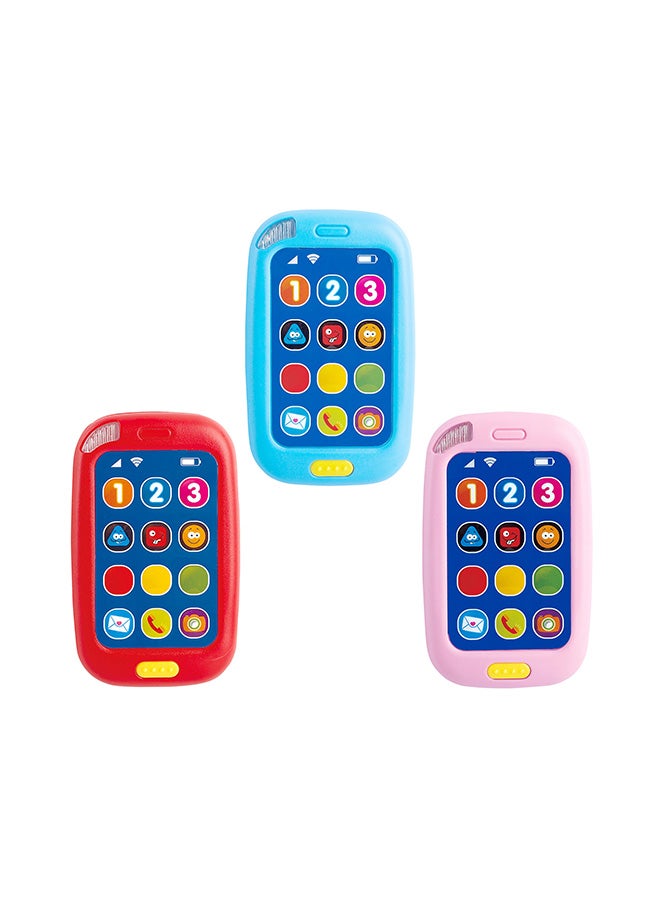 PLAYGO هاتف التعلم التفاعلي للأطفال من بلاي جو - هاتف تفاعلي مع الأرقام والأشكال - Image 1