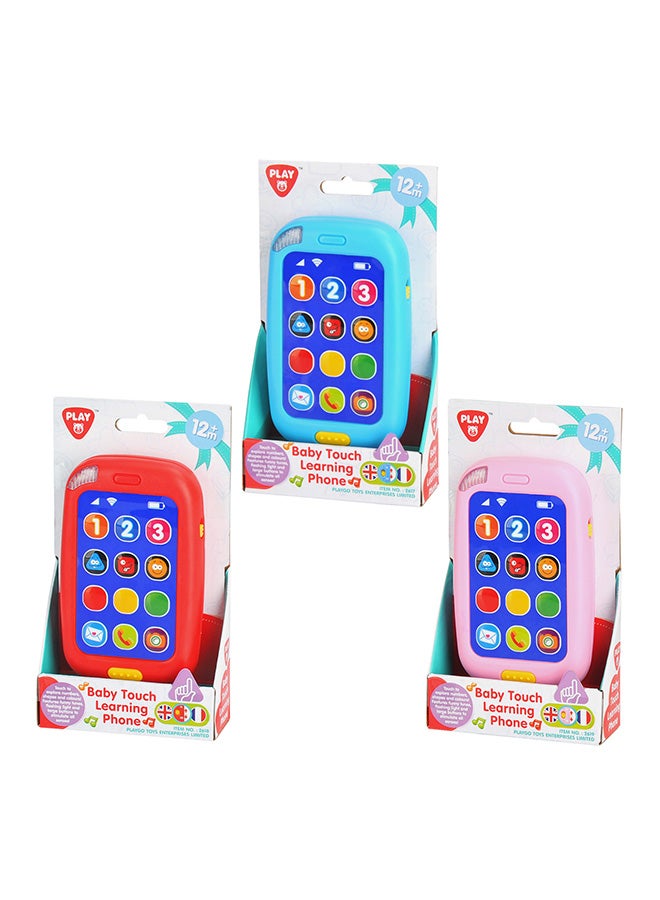PLAYGO هاتف التعلم التفاعلي للأطفال من بلاي جو - هاتف تفاعلي مع الأرقام والأشكال - Image 2