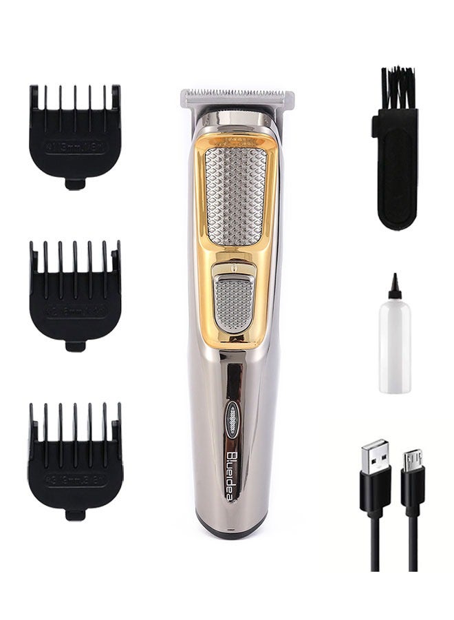 بلو آيديا مجموعة احترافية دقيقة لقص الشعر والعناية به للرجال، مجموعة أدوات تشذيب اللحية والشعر اللاسلكية مع 3 أمشاط قابلة للتبديل، ماكينة تشذيب الشعر اللاسلكية بدون فجوات، قابلة لإعادة الشحن للحصول على تجربة حل - Image 2