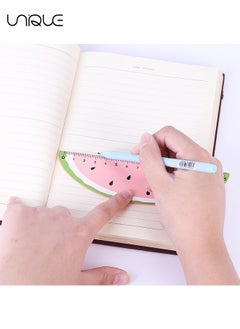 Unique 4 Piece Wooden Rulers for Kids, Wood Measuring Ruler, Student Ruler, Creative Fruit Modeling, for Children, Students, Office Supplies, Teaching Rewards Prizes (15cm)  - Image 4