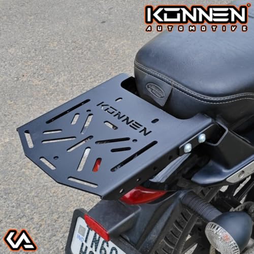 Konnen® Top Rack for Bajaj Avenger Street/Cruise (Updated 2.0) (Rack Only) (Black, Pack of 1) - Image 3