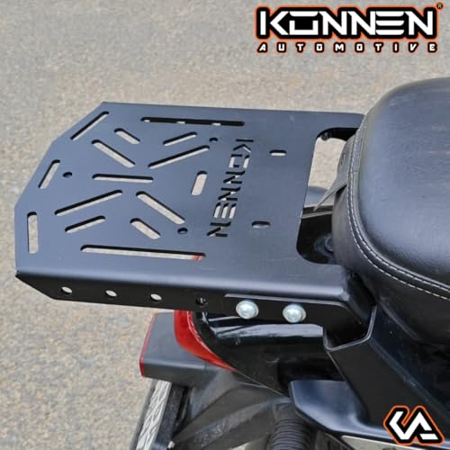 Konnen® Top Rack for Bajaj Avenger Street/Cruise (Updated 2.0) (Rack Only) (Black, Pack of 1) - Image 2