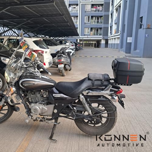 Konnen® Top Rack for Bajaj Avenger Street/Cruise (Updated 2.0) (Rack Only) (Black, Pack of 1) - Image 4
