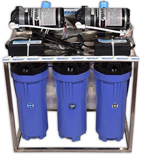 Remino 25 LPH Commercial RO Water Purifier with Double Pump Purification and Fully Automatic Function, TDS Adjuster, Blue - Image 2