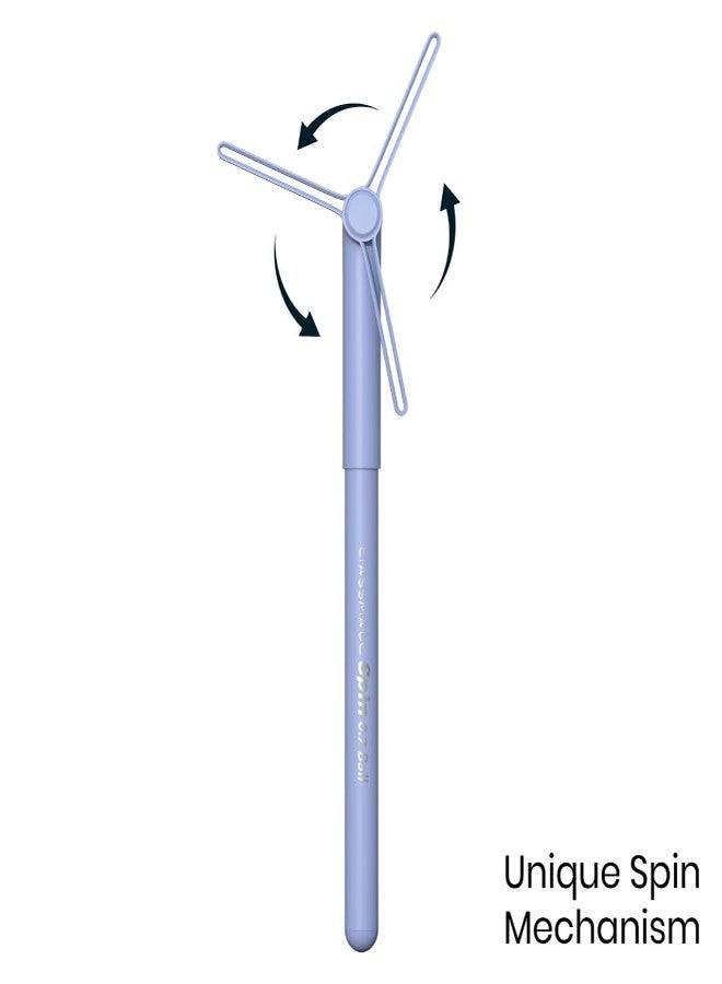 Classmate Spin Ball Pen (20 Blue Pens & 5 Black Pens)- Pack of 1 - Image 2