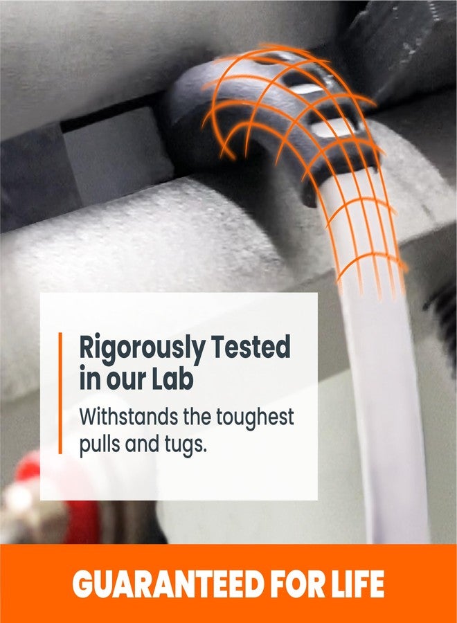 Ventev Flat USB C to Apple Lightning High Speed Tangle-Free 3 Foot Cable - Image 5