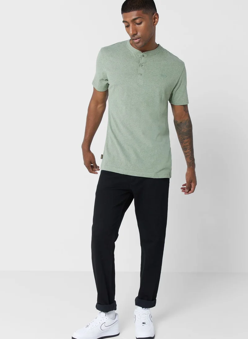 Superdry Logo Henley T-Shirt
