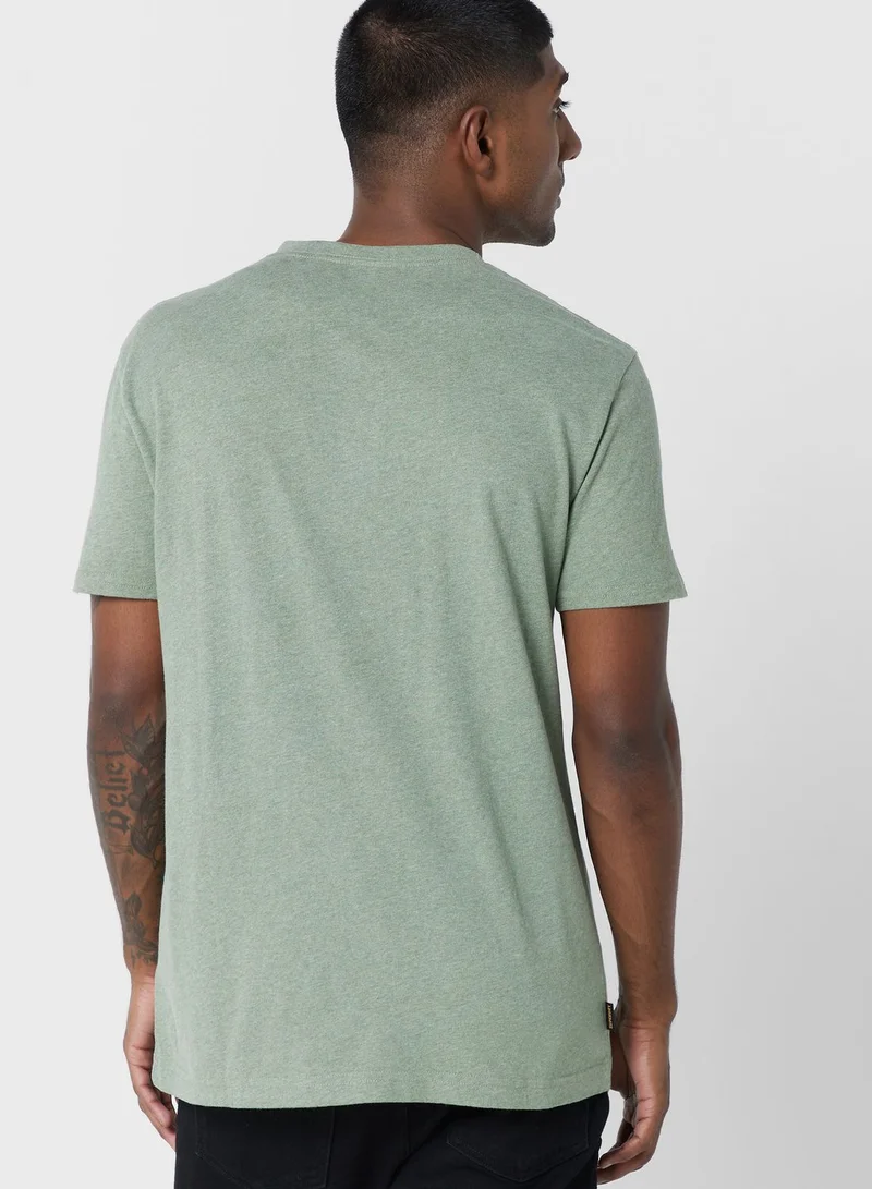 Superdry Logo Henley T-Shirt