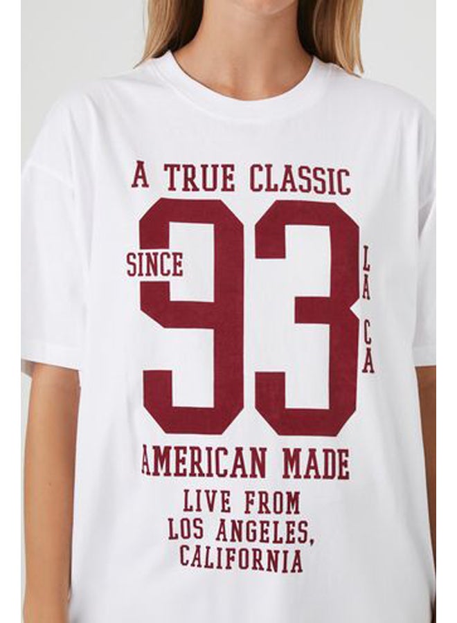 FOREVER 21 Oversized Since 93 Graphic Tee - Image 5