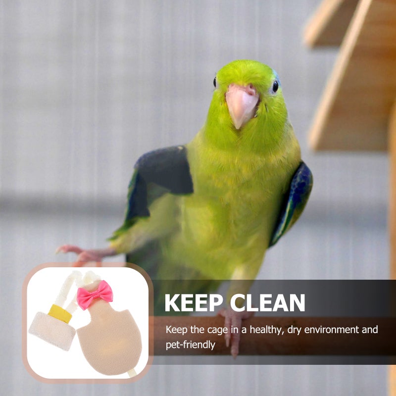 Pet Birds Flight Suit Diaper Parrot Diaper Bird Flight Clothes Diaper Parrots Nappies - Image 4