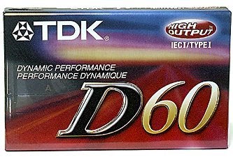 TDK Audio Cassette Tape - 60 Minute (8 Pack, Red) - Image 2
