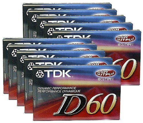 TDK Audio Cassette Tape - 60 Minute (8 Pack, Red) - Image 4