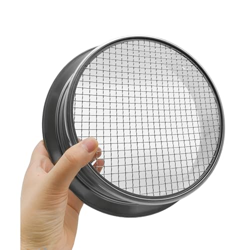 Xicooka Soil Sifter Set for Garden with 5PCS Mesh(1,3,6,9,12mm) Sieve for Rocks and Sand - Image 3