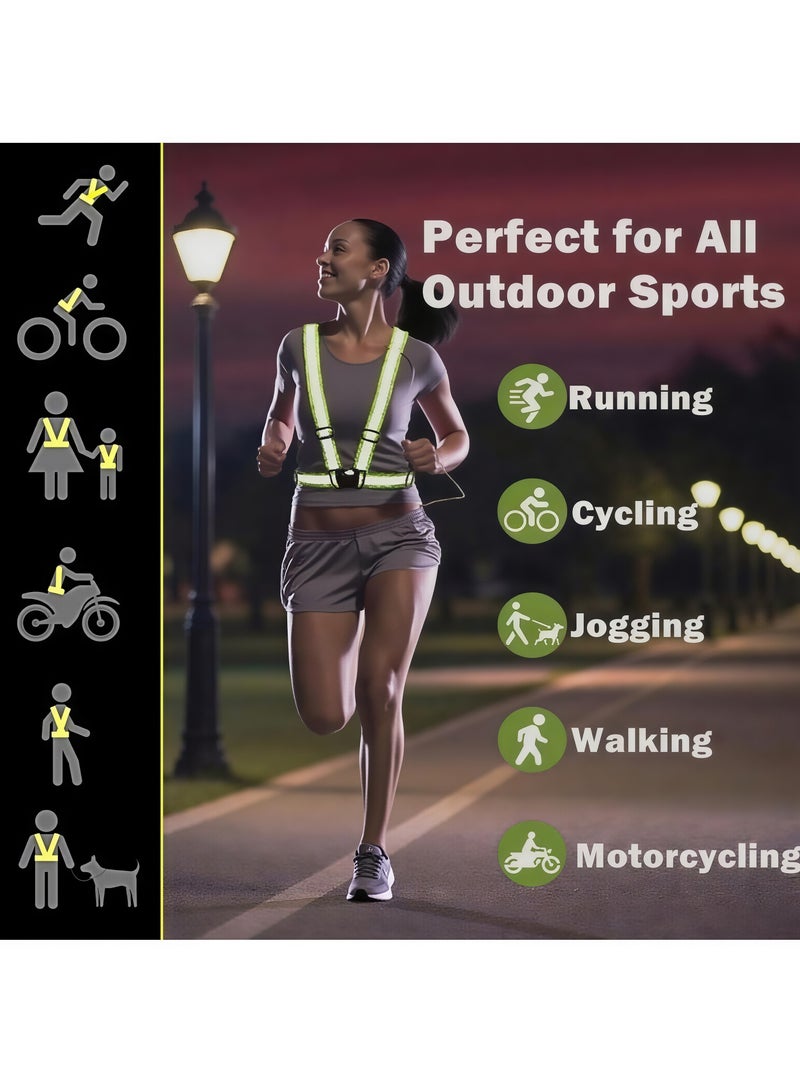 Adjustable Safety Strip Running Reflective Vest - Image 3