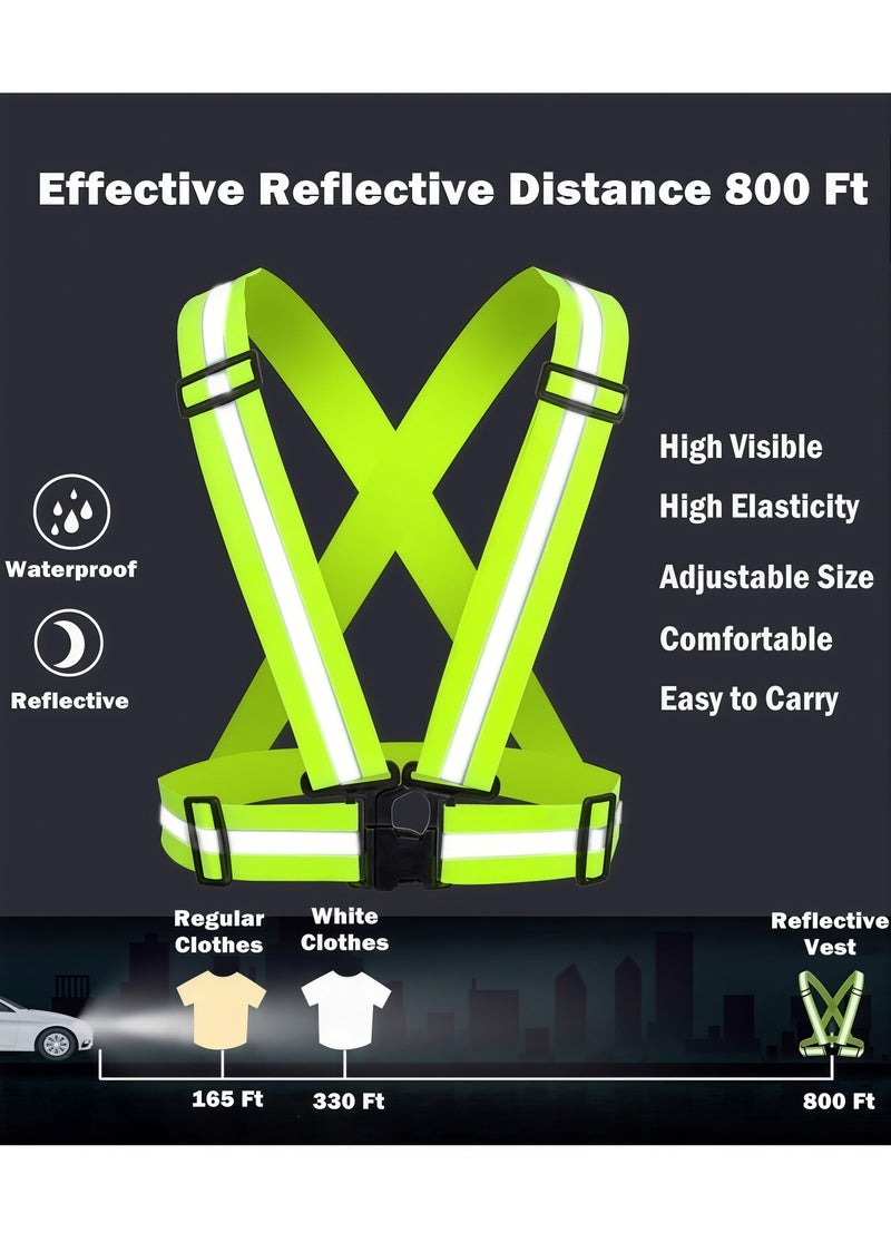 Adjustable Safety Strip Running Reflective Vest - Image 2
