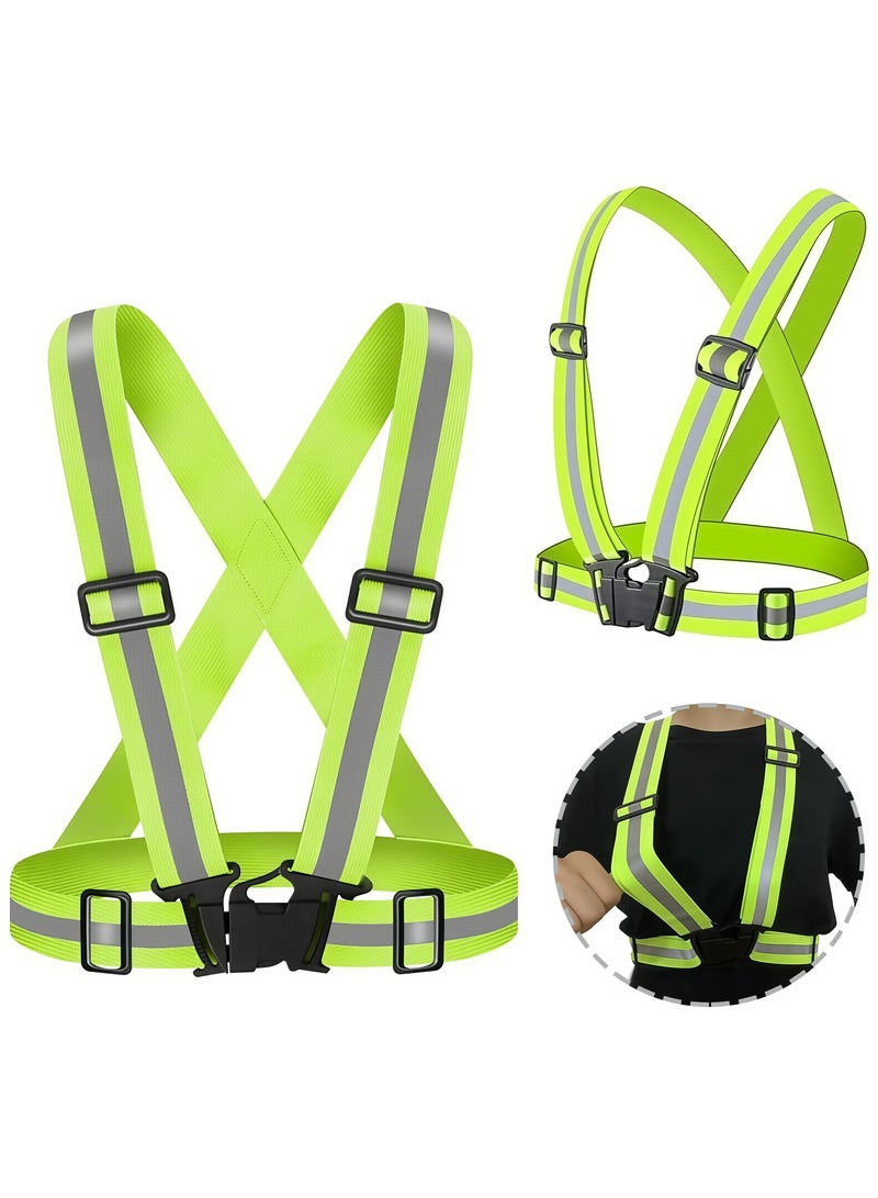 Adjustable Safety Strip Running Reflective Vest - Image 1