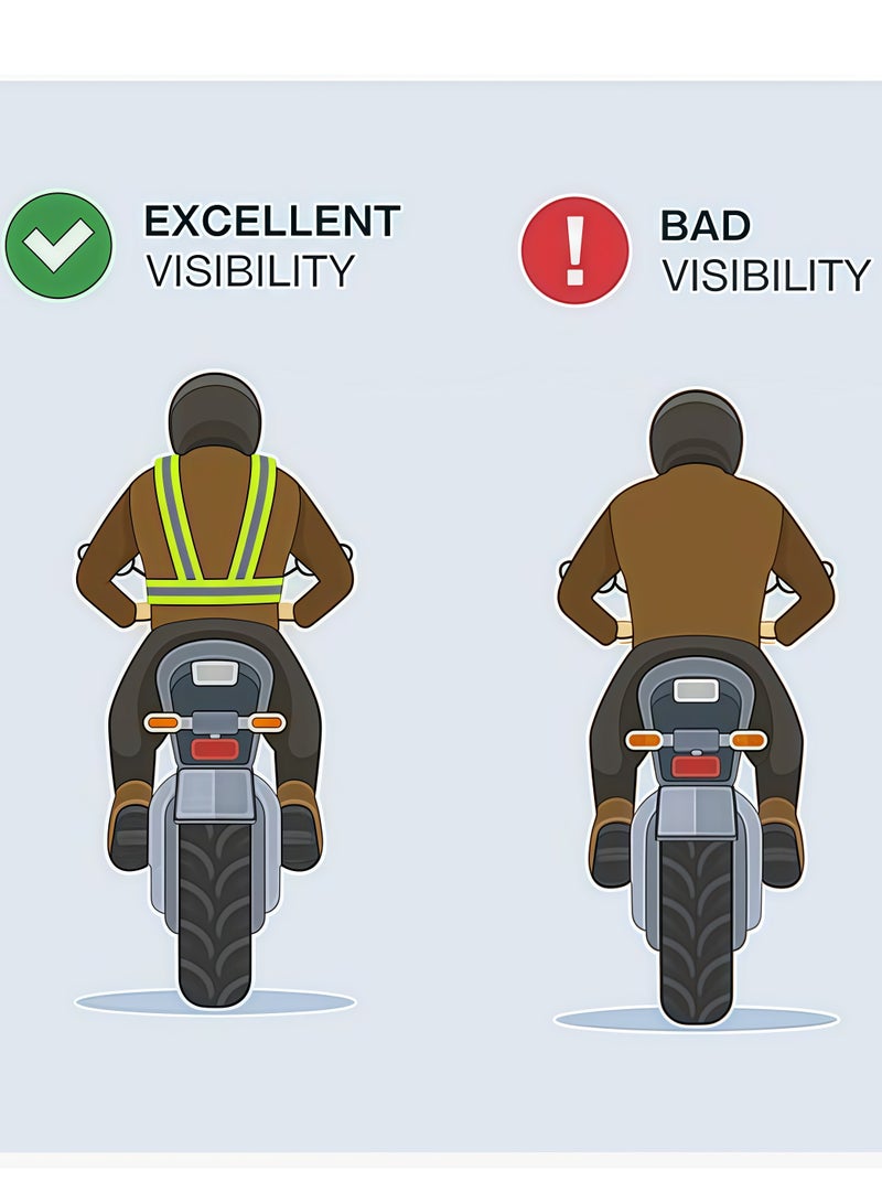 Adjustable Safety Strip Running Reflective Vest - Image 5
