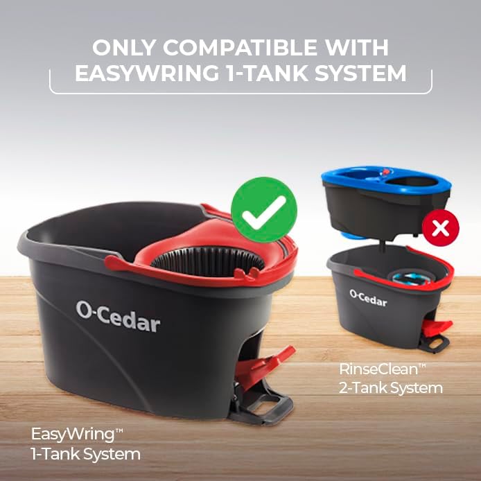 o cedar EasyWring Deep Clean Refill (1-Pack) | 40% More Cleaning Power | Microfiber Mop Refill Compatible with EasyWring Spin Mop & Bucket System - Image 3