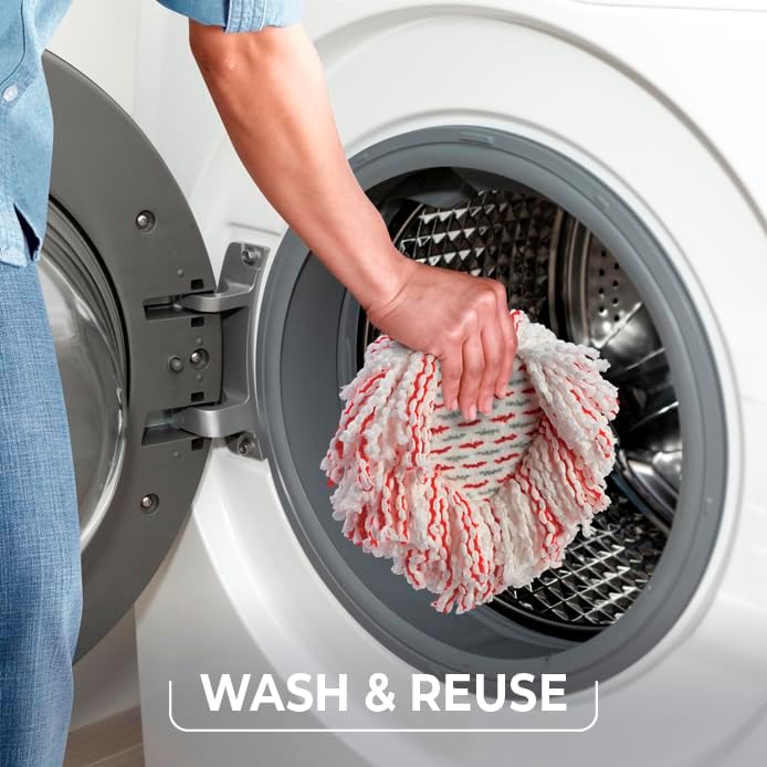 o cedar EasyWring Deep Clean Refill (1-Pack) | 40% More Cleaning Power | Microfiber Mop Refill Compatible with EasyWring Spin Mop & Bucket System - Image 5