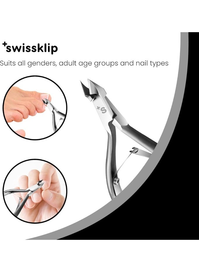 Cuticle Remover Cutter Stainless Steel Nipper Professional Sharp Fingernail Toenail Clipper Nail Scissors Dead Skin Remover Nail Care Tool For Manicure Pedicure Tools 1PC - Image 2