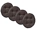 Klear Vu Omega Gripper Non-Slip Tufted Barstool Pad Cushion Set, Chestnut, 4-Pack - Image 2