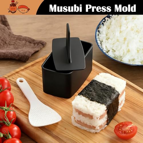 SmileTools Onigiri Mold, Musubi Press Mold, Triangle Rice Ball Mold Kit, Spam Musubi Mold Kit for Home DIY Sushi and Bento - Image 4