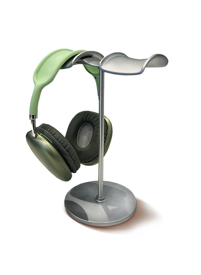 Suitable For Apple Airpods Max Headset Stand Double Headset Display Stand Earphone Rack Desktop Stand-Color:Silver [double Hanging, Headphone Stand]