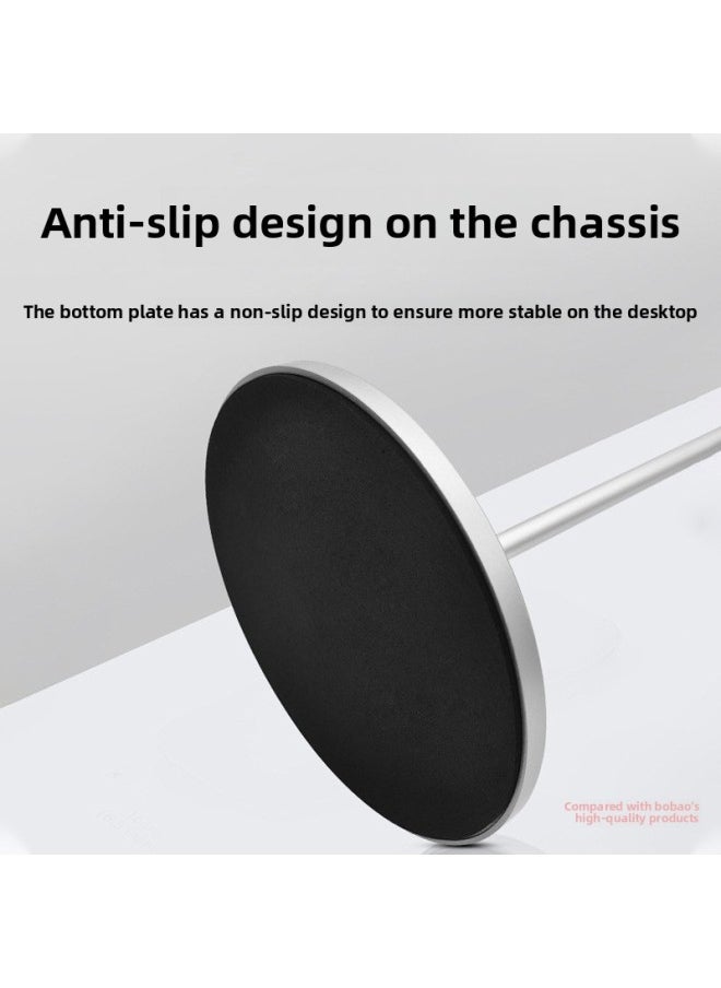 Suitable For Apple Airpods Max Headset Stand Double Headset Display Stand Earphone Rack Desktop Stand-Color:Silver [double Hanging, Headphone Stand]