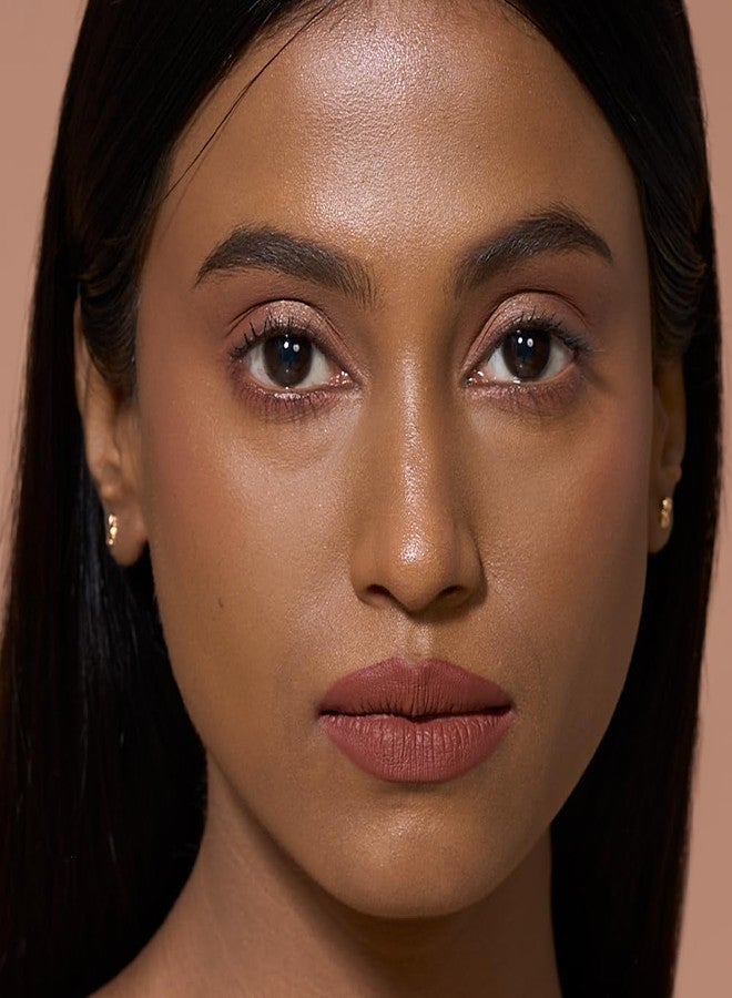 كيرو أحمر شفاه سائل غير لامع من كيرو، لون توفي ترافل (بني متوسط)، 5 مل | غني بالأصباغ، يدوم طويلاً، مرطب | مقاوم للماء، لا يتلطخ، خفيف الوزن | غني بزيت الأفوكادو والمشمش - Image 3