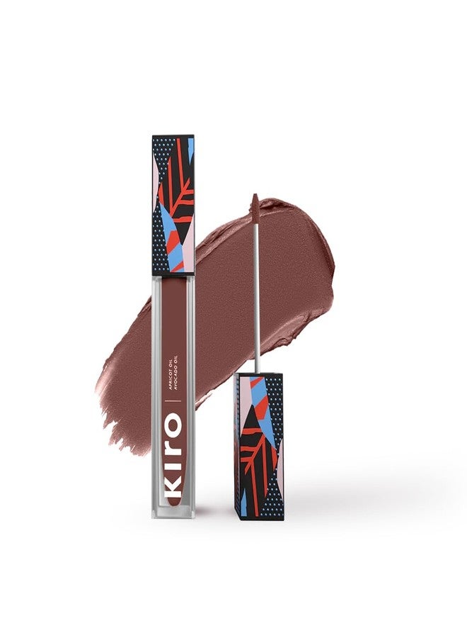 كيرو أحمر شفاه سائل غير لامع من كيرو، لون توفي ترافل (بني متوسط)، 5 مل | غني بالأصباغ، يدوم طويلاً، مرطب | مقاوم للماء، لا يتلطخ، خفيف الوزن | غني بزيت الأفوكادو والمشمش - Image 1