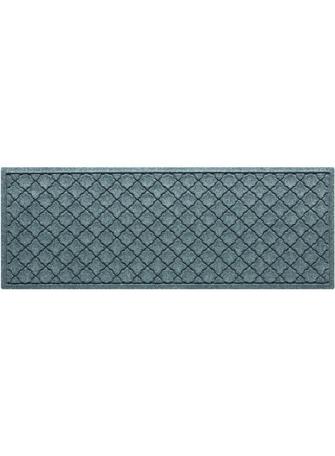 Waterhog Bungalow Flooring Waterhog Indoor/Outdoor Runner Rug, 22" x 60", Skid Resistant, Easy to Clean, Catches Water and Debris, Cordova Collection, Bluestone - Image 1