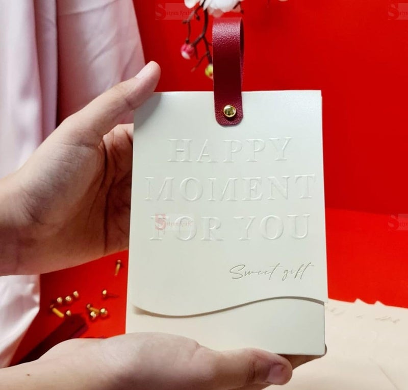 Satyam Kraft SATYAM KRAFT 10 Pcs Decorative Folding Favor Paper Gift Boxes With Handle Sturdy Elegant Packaging for Chocolates Dryfruits Small Gifts Easy to Assemble For Wedding Valentine Birthday Off White - Image 4