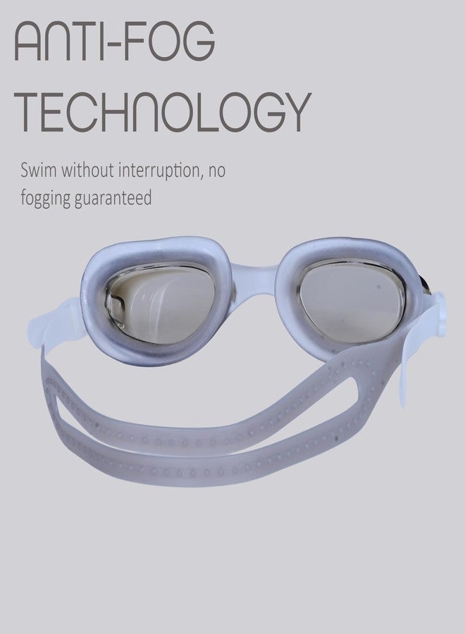 MOVEX Morex Swimming Goggles for Kids & Adults - Clear Lens, Big Frame, Leakproof Design - UV Protection & Anti-Fog Coating - Perfect for Competitive Swimming & Outdoor Use (Black) - Image 3