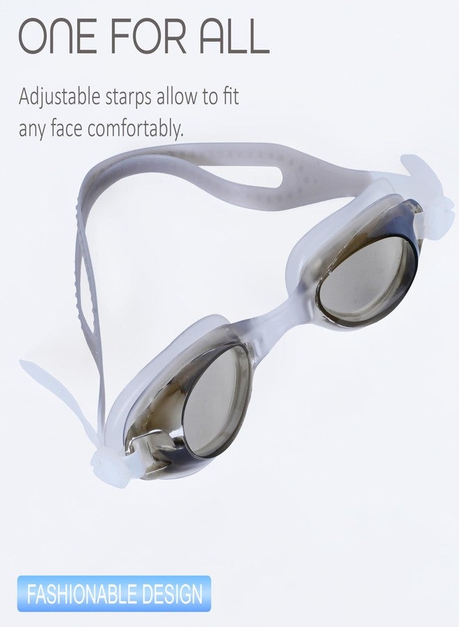 MOVEX Morex Swimming Goggles for Kids & Adults - Clear Lens, Big Frame, Leakproof Design - UV Protection & Anti-Fog Coating - Perfect for Competitive Swimming & Outdoor Use (Black) - Image 5
