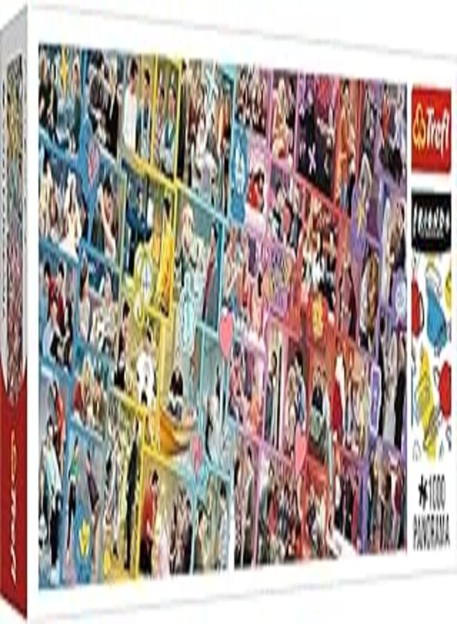 Trefl Puzzles - "1000 Panorama" - Meeting with Friends/Warner Friends