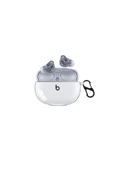 Compatible With Beats Studio Buds Case Full Body Tpu Protective Case Cover Soft Silicone Shockproof Cover With Keychain Anti Lost For Beats Studio Buds Clear