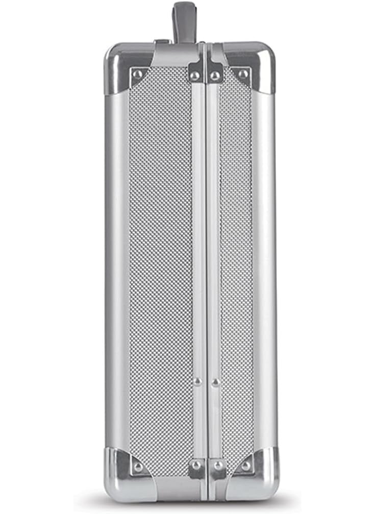 Solo Solo New York Fifth Avenue 173 Inch Aluminum Laptop Attach Briefcase Hardsided with Combination Locks Silver  - Image 5