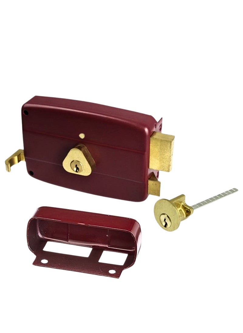 Kana KANA Rim door lock, Cylindrical Door Rim Lock - Night Latch - Both Side Key, Door Rim Lock  - Image 3