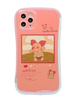 Houmt iPhone 11 Pro Max Curve Design Girls Cool Fashion Style Case with Camera Protection Full Shockproof Protective Cover  - Image 1